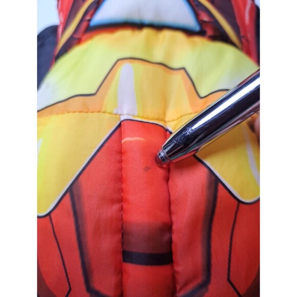 Marvel Iron Man Monster Jam Plush Truck Pillow HTF 2010 Stuffed Puff Toy - Picture 16 of 16